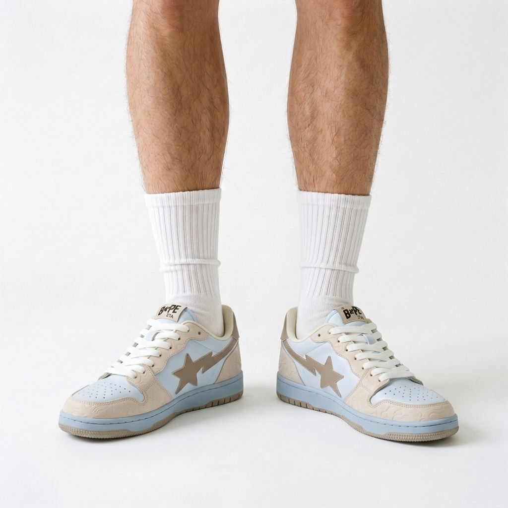 Bape Sk8 Sta Seaglass Biscotti