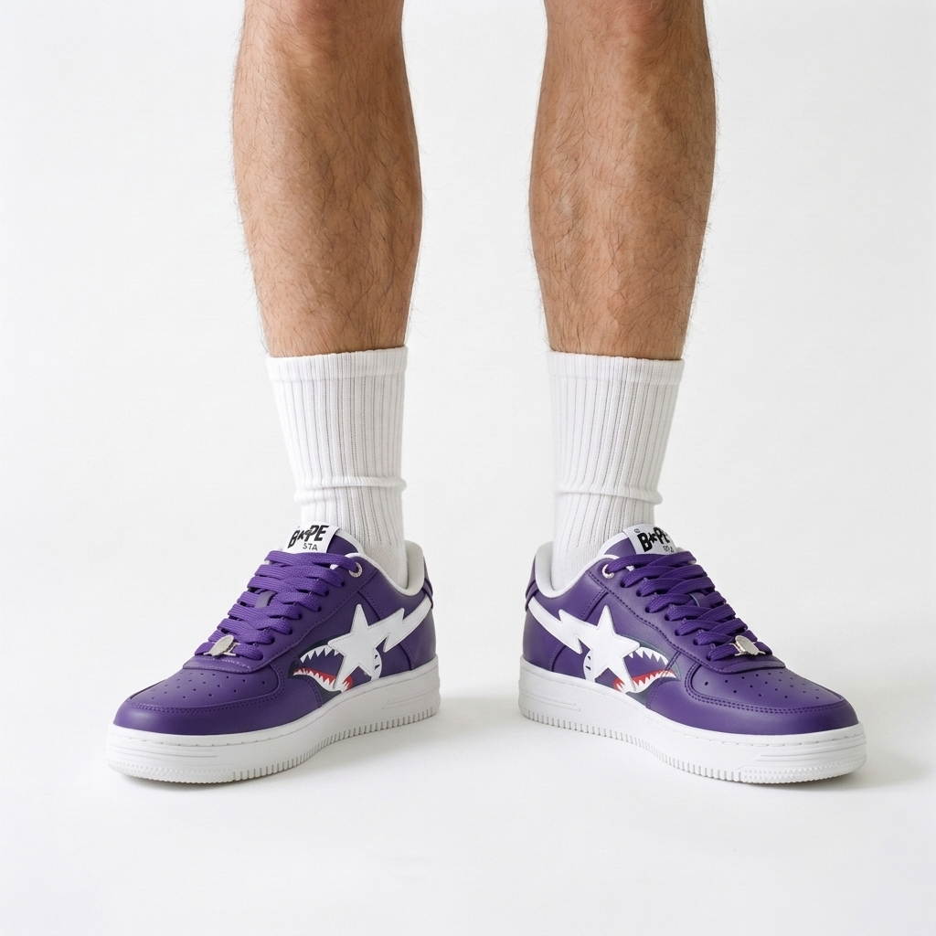 Bape Sta Shark Lavender Chomp