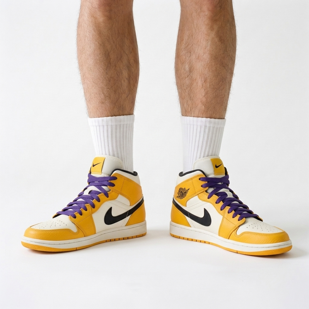 Air Jordan 1 Mid Marigold Gymnasium