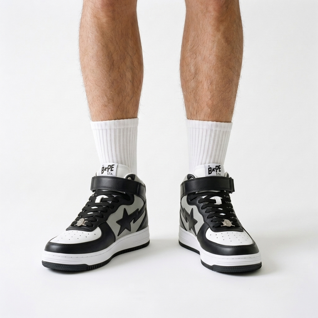 Bape Sta Mid Crow Skatepark