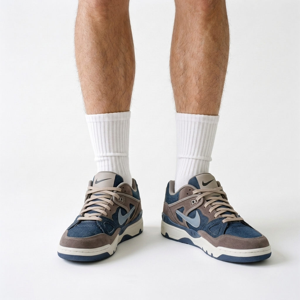 Nike Air Flight Lite Mid Walnut Admiral
