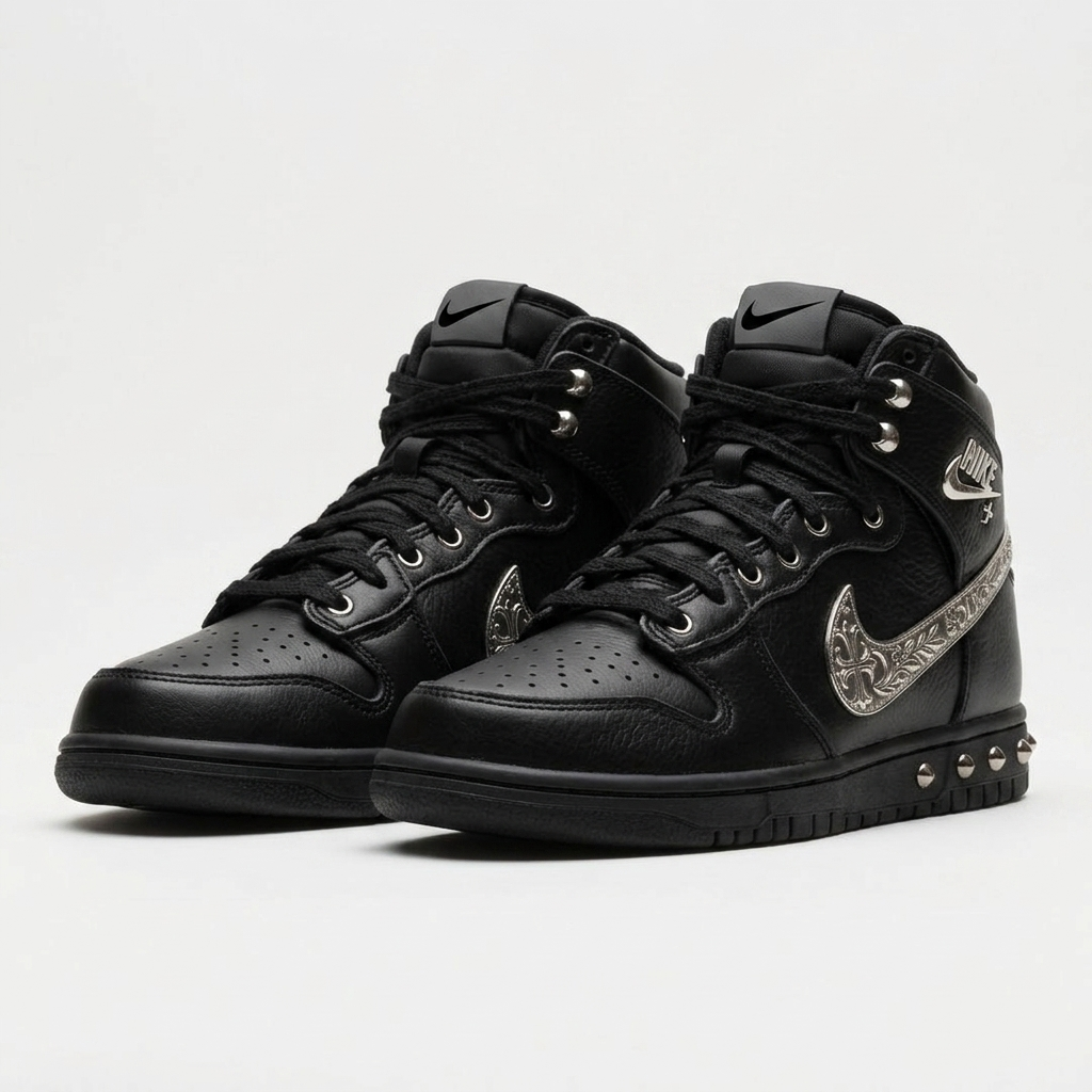 Nike Dunk High Mercury Blackout