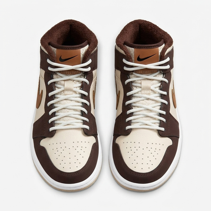 Air Jordan 1 Mid Gingerbread Fleece