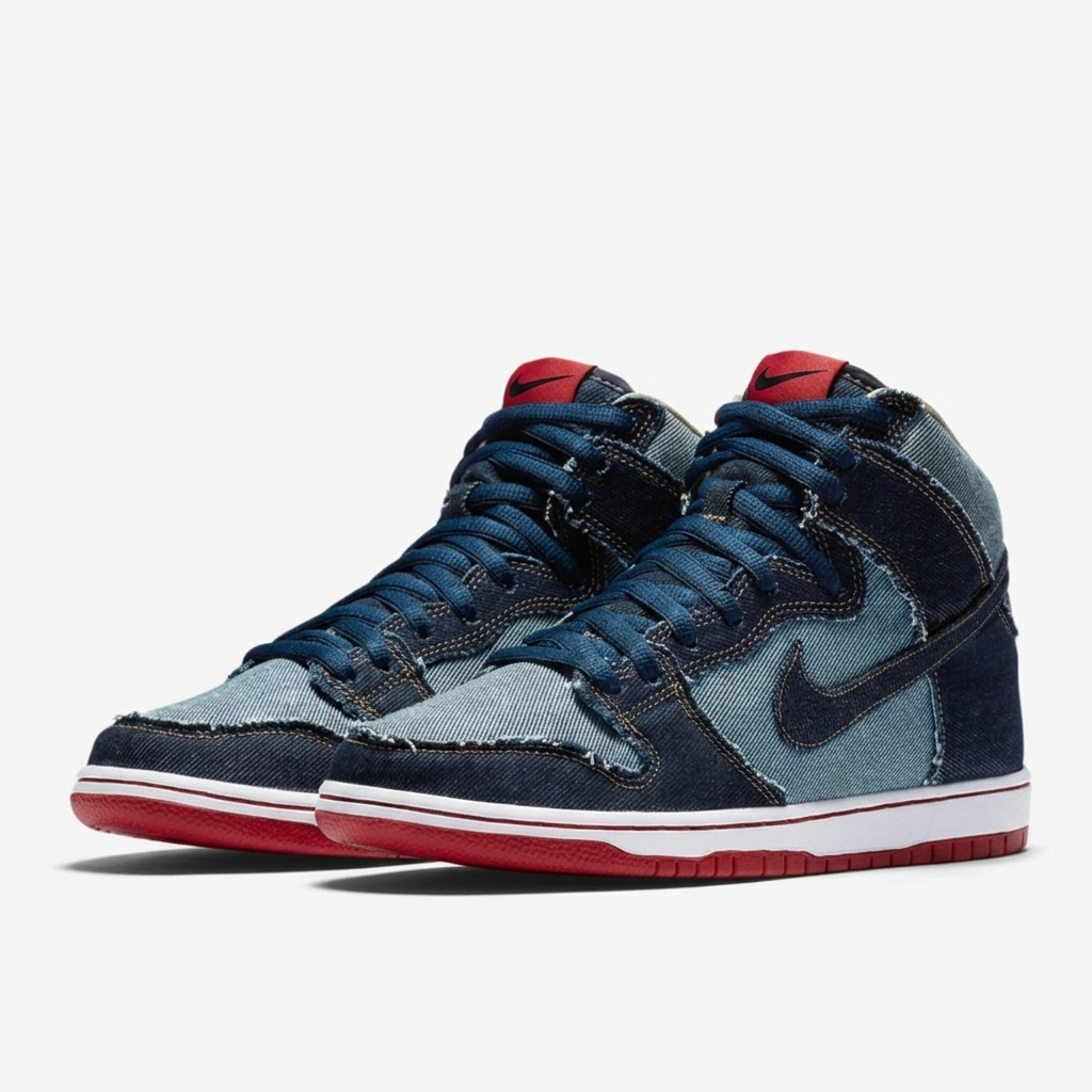 Nike Dunk High Selvedge Fray