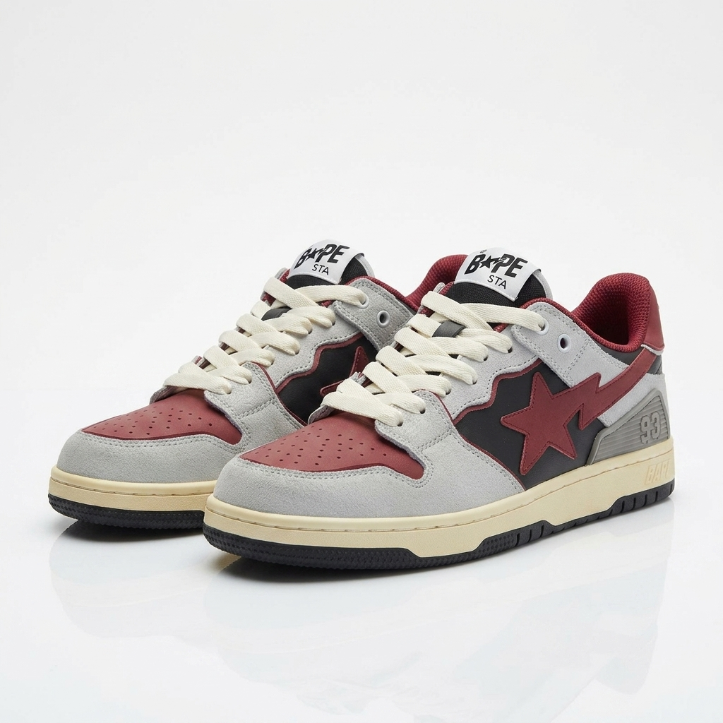 BAPE SK8 STA Adzuki Stonewash