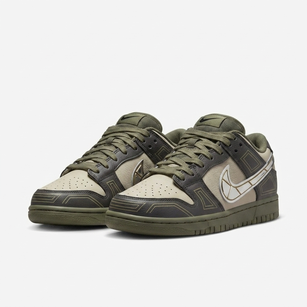 Nike Dunk Low Khaki Blueprint
