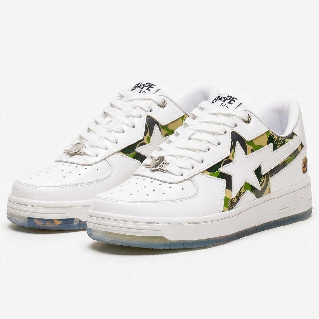 Bape Sta Celadon Whiteout