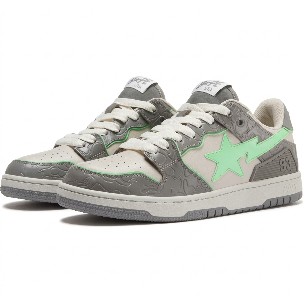BAPE SK8 STA Lichen Concrete