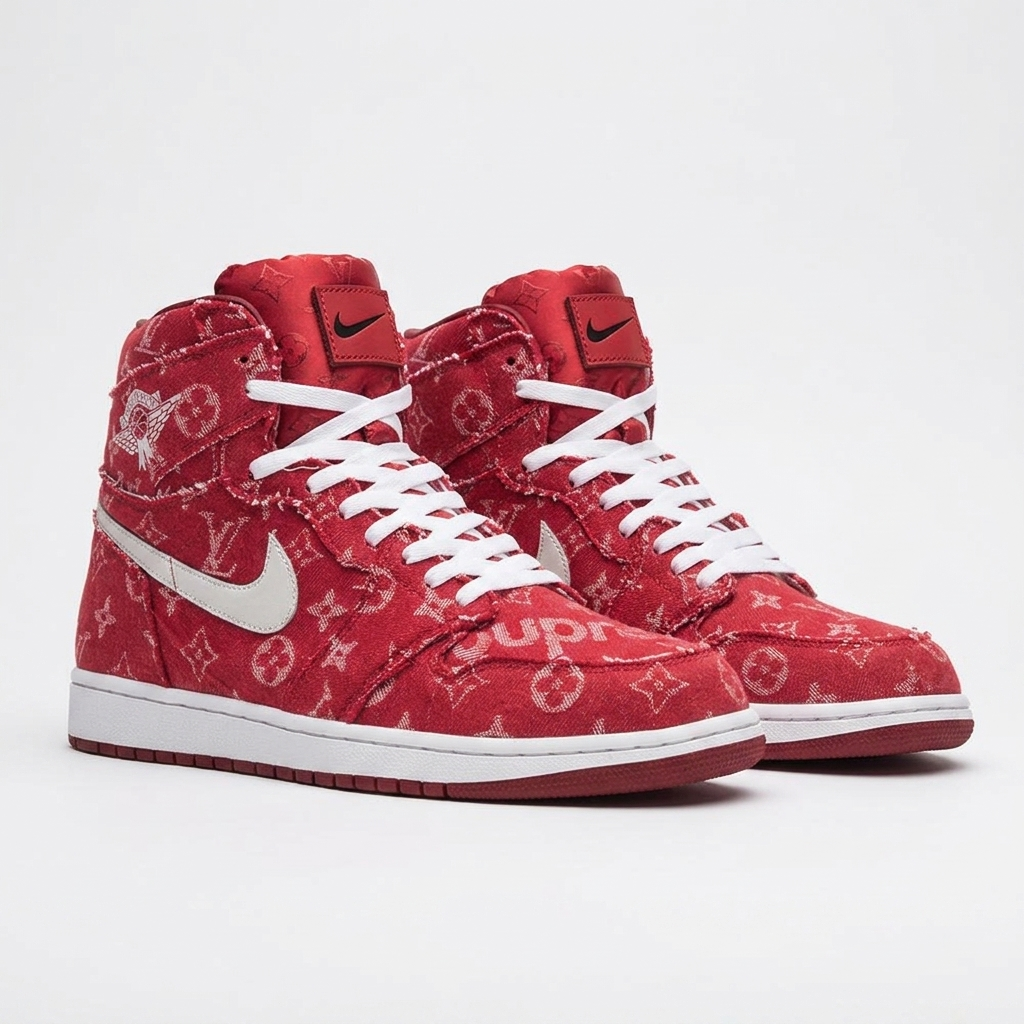 Nike Air Jordan 1 Crimson Monogram