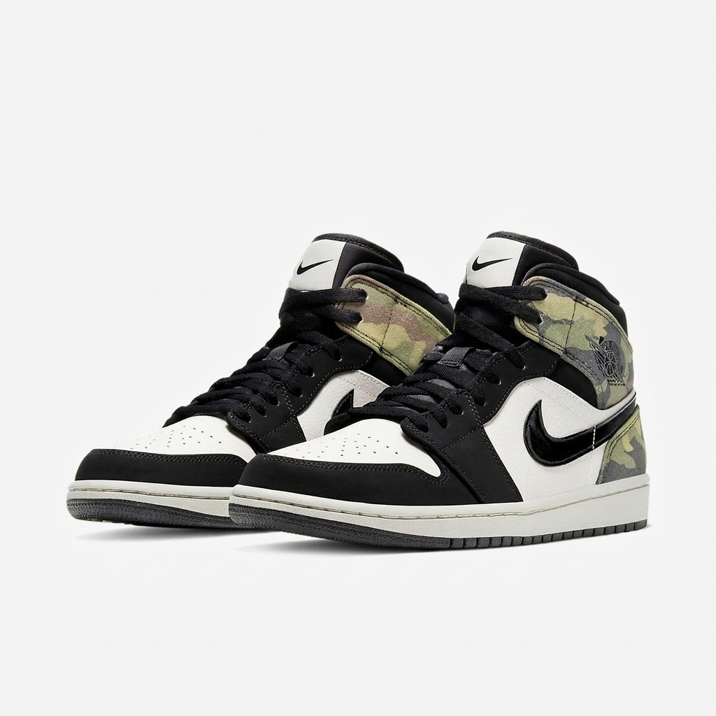 Air Jordan 1 Mid Woodland Cadet