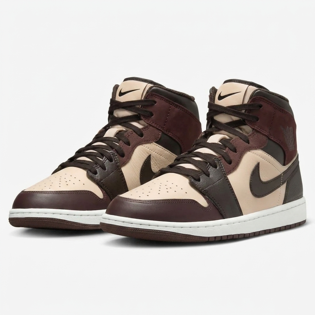 Air Jordan 1 Mid Praline Eggshell