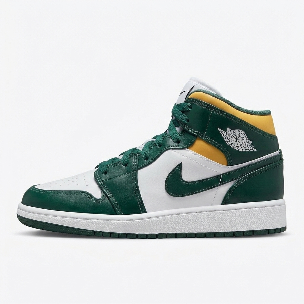 Air Jordan 1 Mid Clover Lemonade