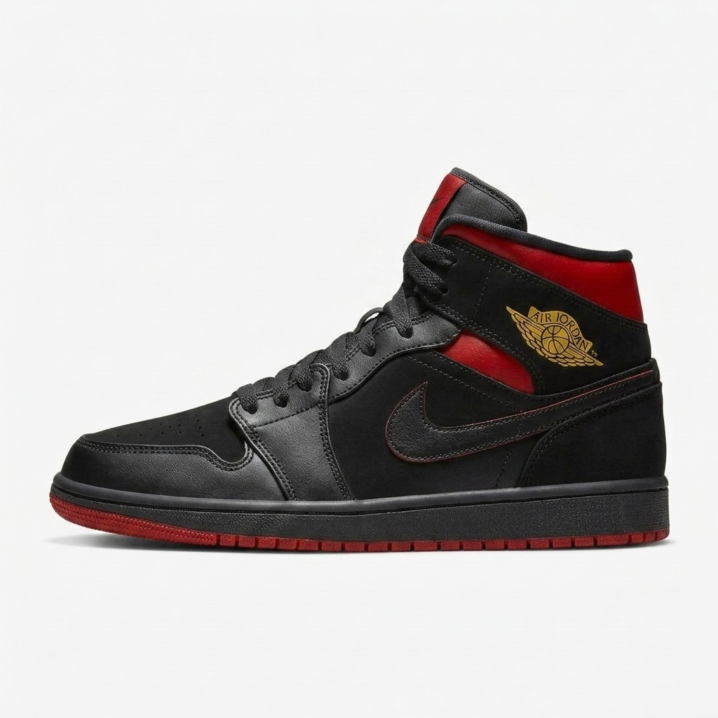 Air Jordan 1 Mid Cardinal Tarmac