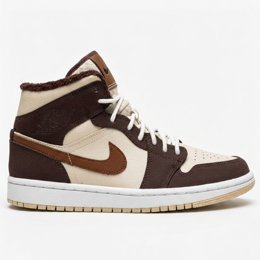 Air Jordan 1 Mid Hazelnut Custard