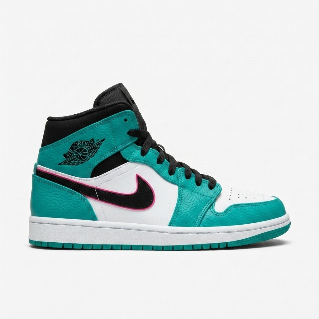 Air Jordan 1 Mid Neon Cabana
