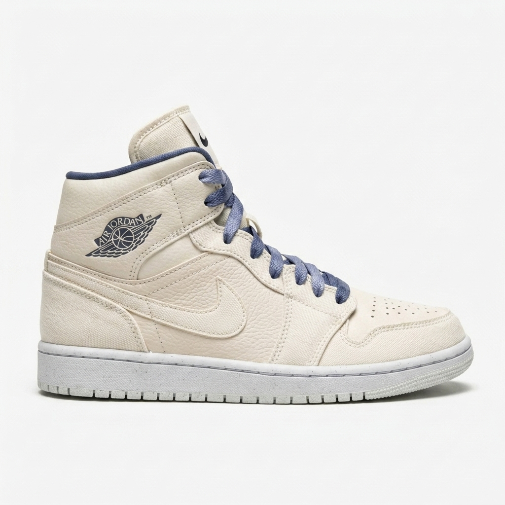 Air Jordan 1 Mid Chambray Seam