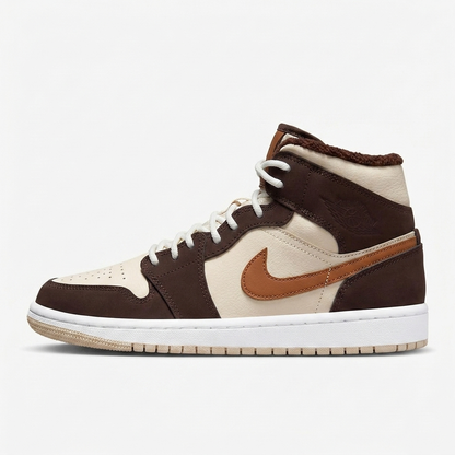 Air Jordan 1 Mid Gingerbread Fleece