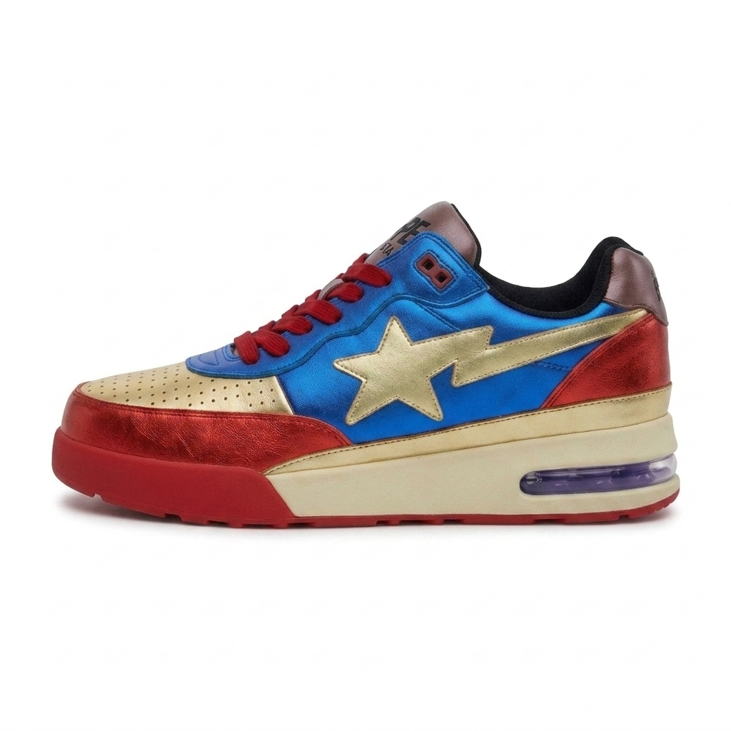 Bape Sta 93 Hi Kabuki Goldleaf