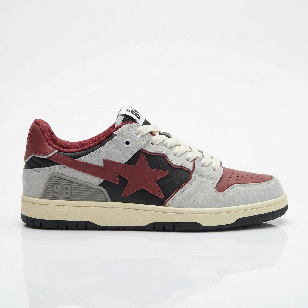 BAPE SK8 STA Adzuki Stonewash