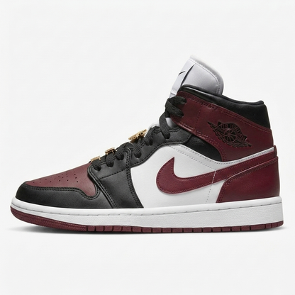 Air Jordan 1 Mid Merlot Tuxedo