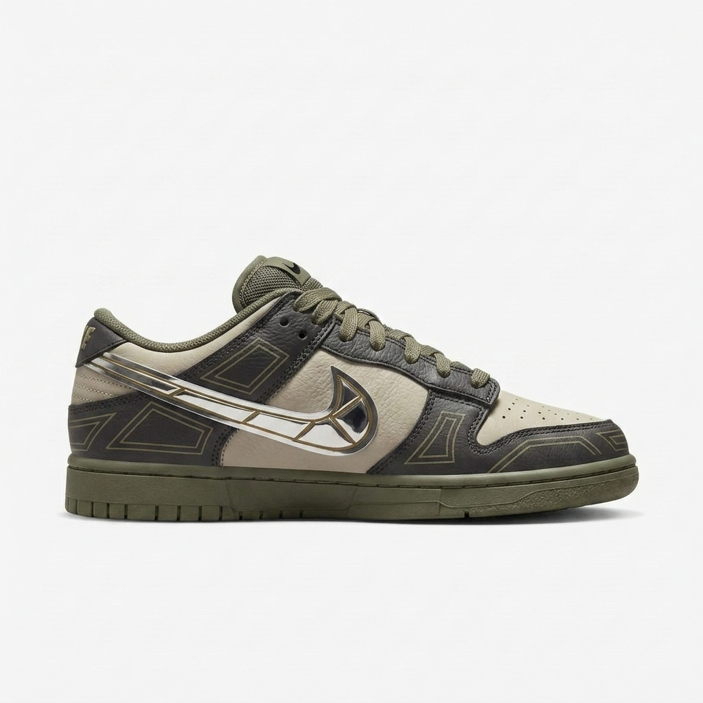 Nike Dunk Low Khaki Blueprint