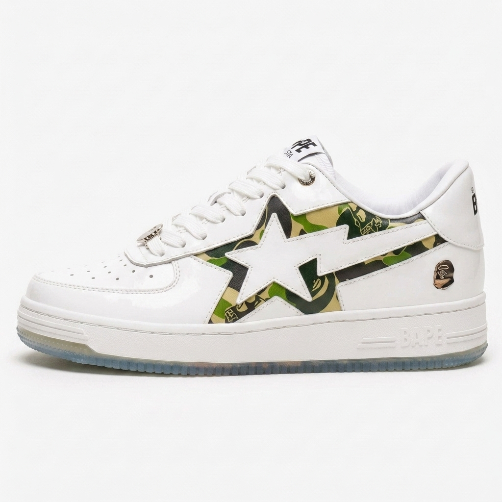 Bape Sta Celadon Whiteout
