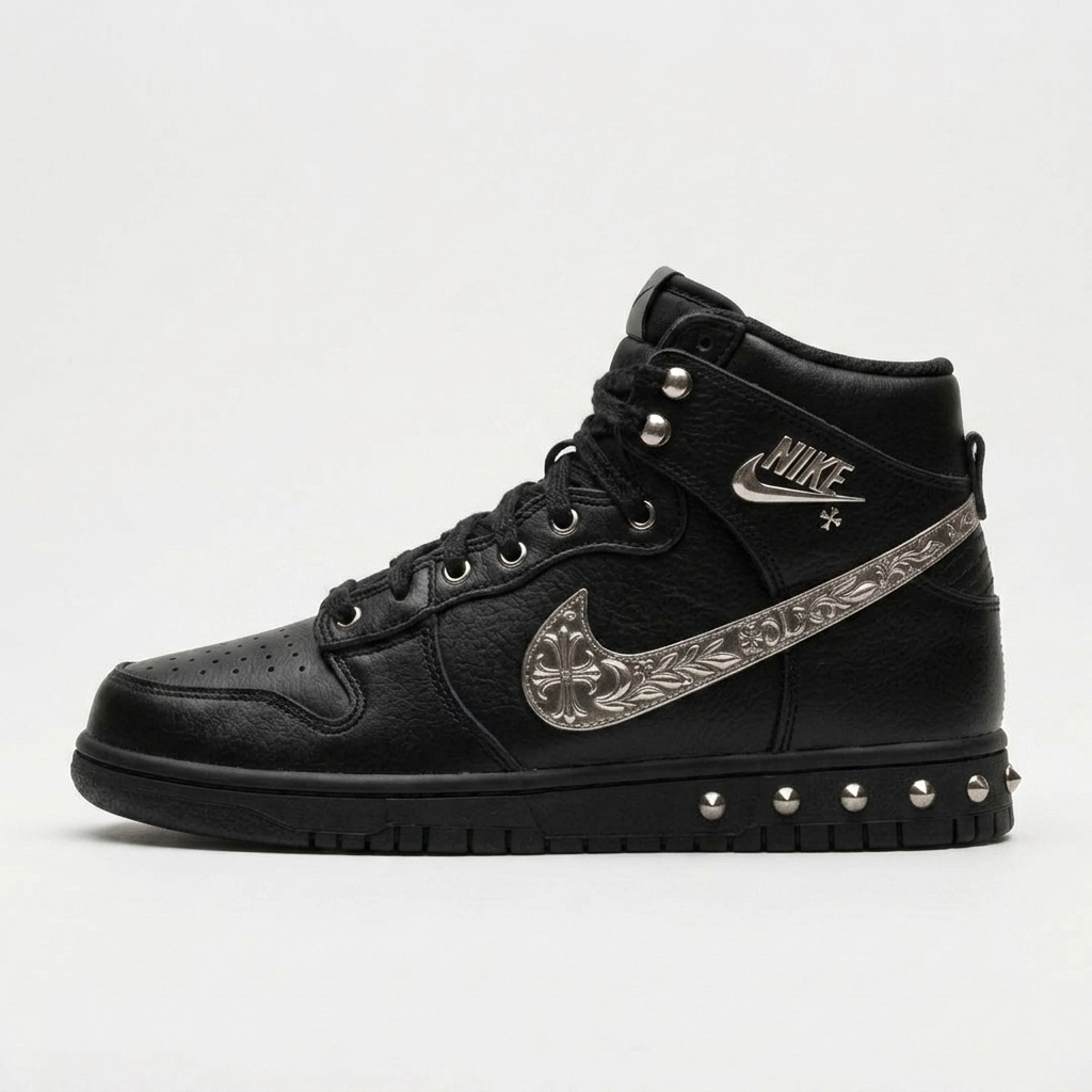 Nike Dunk High Mercury Blackout