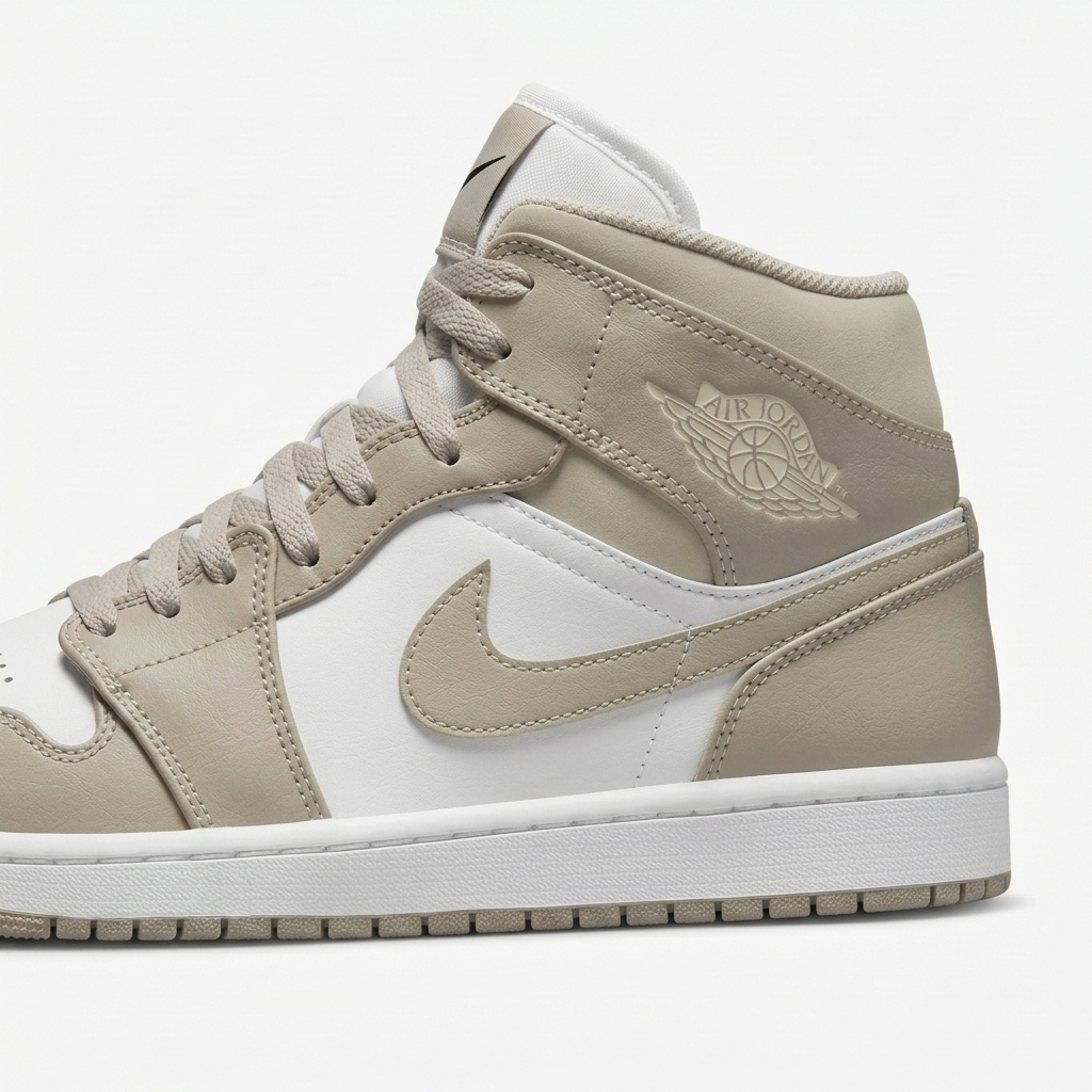 Air Jordan 1 Mid Flax Tailor