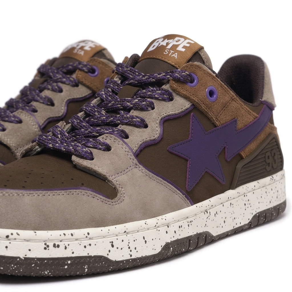 BAPE SK8 STA Truffle Petunia