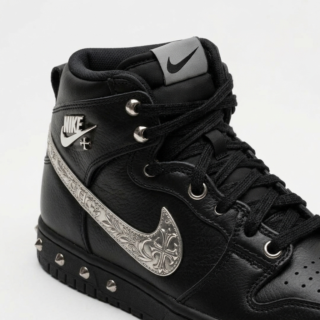 Nike Dunk High Mercury Blackout