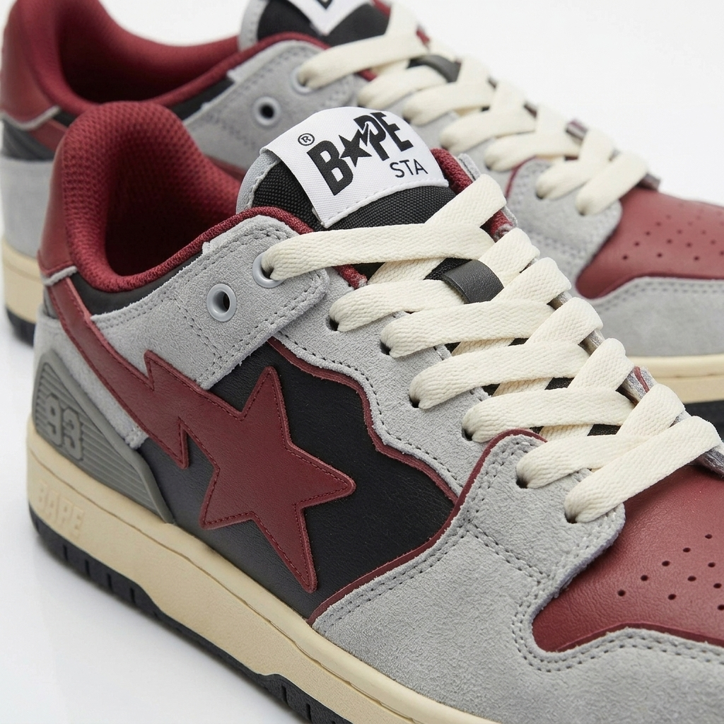 BAPE SK8 STA Adzuki Stonewash