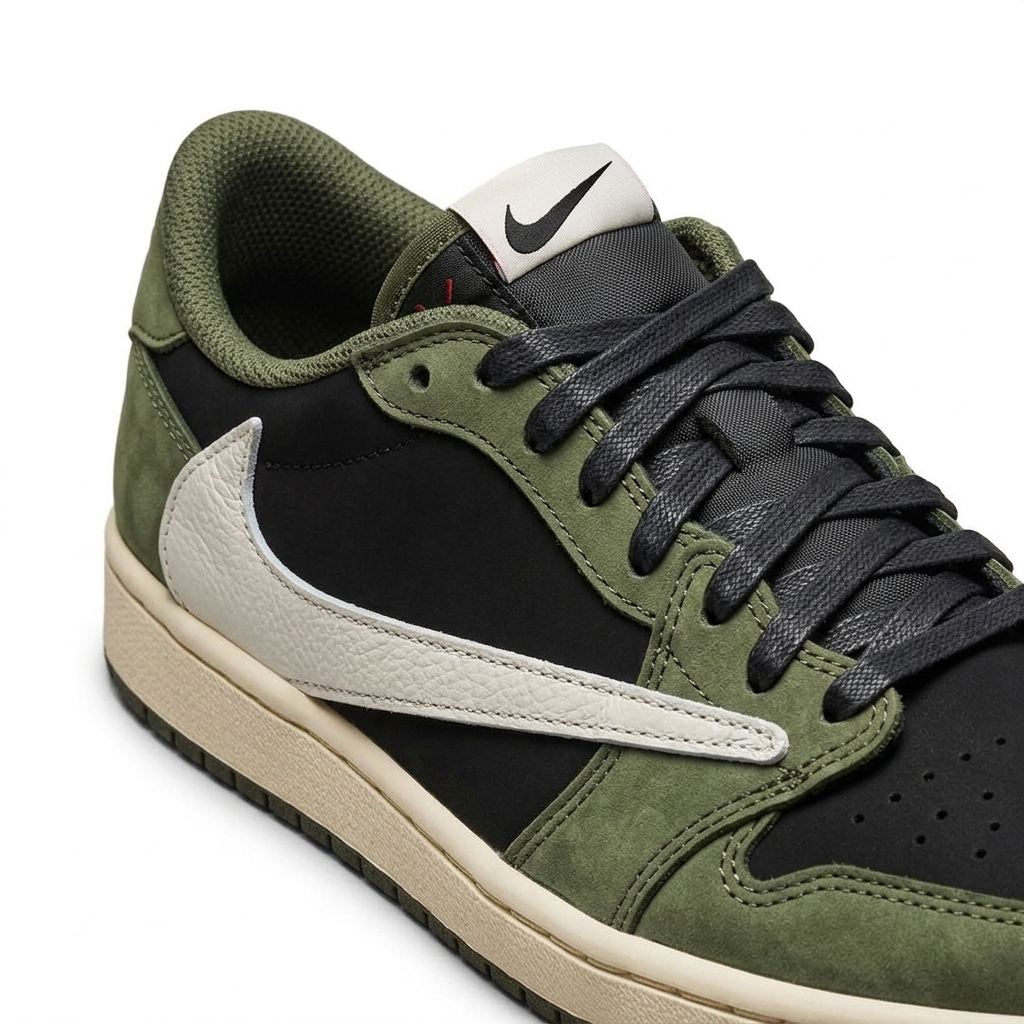 Nike Air Jordan 1 Low Travis Scott Medium Olive