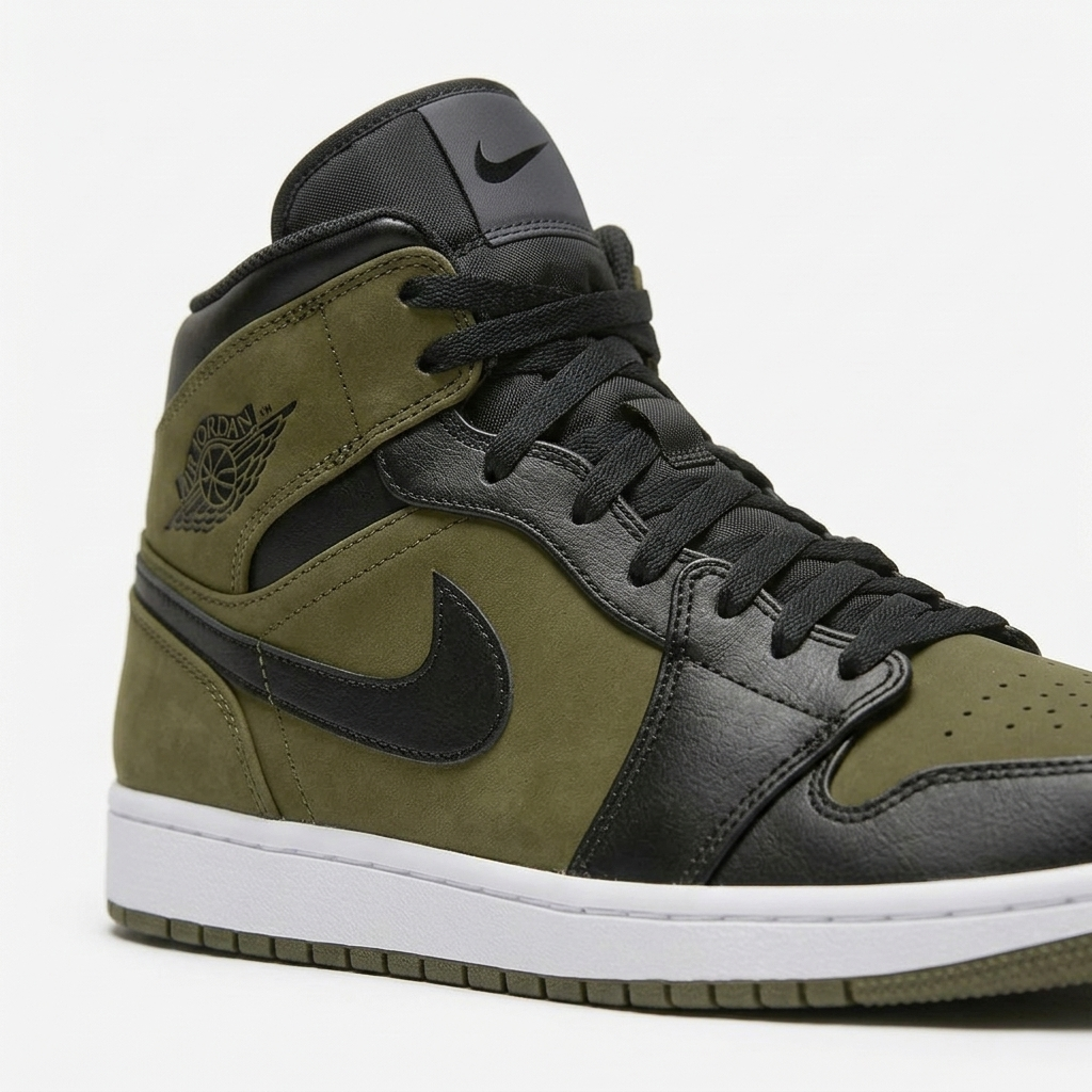 Air Jordan 1 Mid Drab Trench