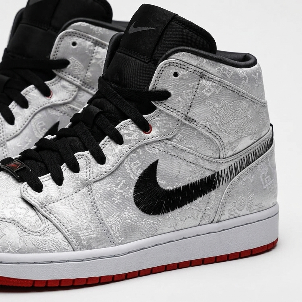 Air Jordan 1 Mid Crosswalk Flare