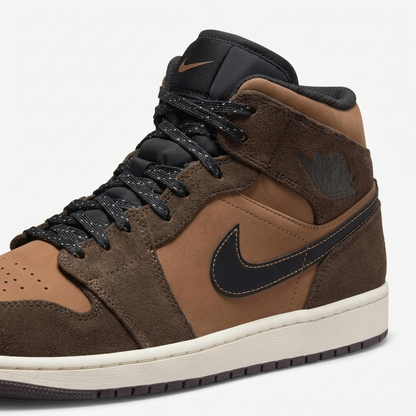Air Jordan 1 Mid Chestnut Onyx