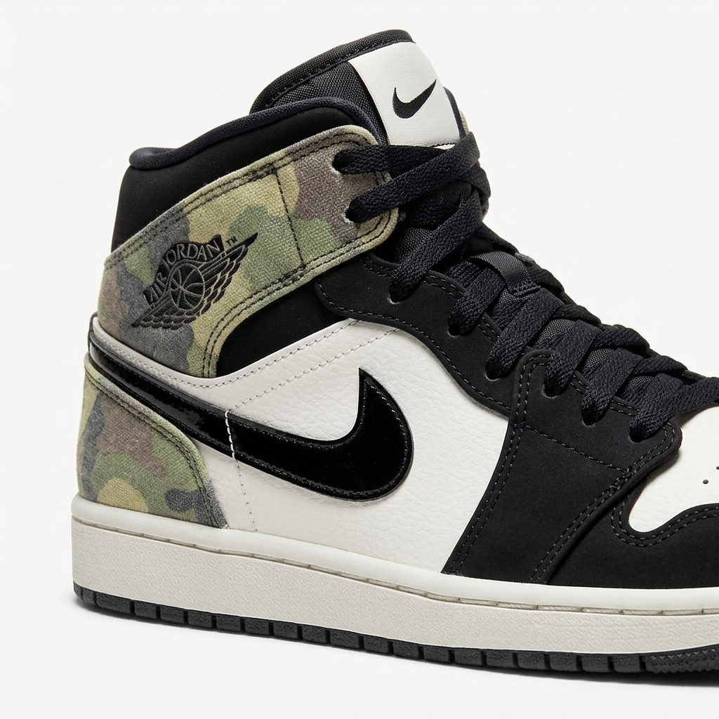 Air Jordan 1 Mid Woodland Cadet