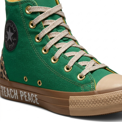 Converse Chuck Taylor All Star Teach Peace Green Brown