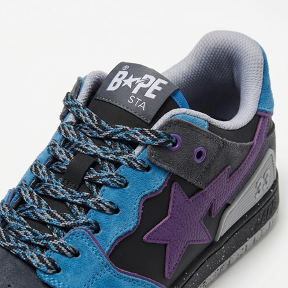 BAPE SK8 STA Aubergine Thunderbolt