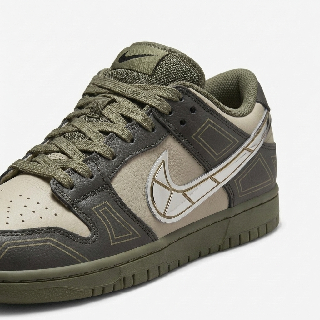 Nike Dunk Low Khaki Blueprint