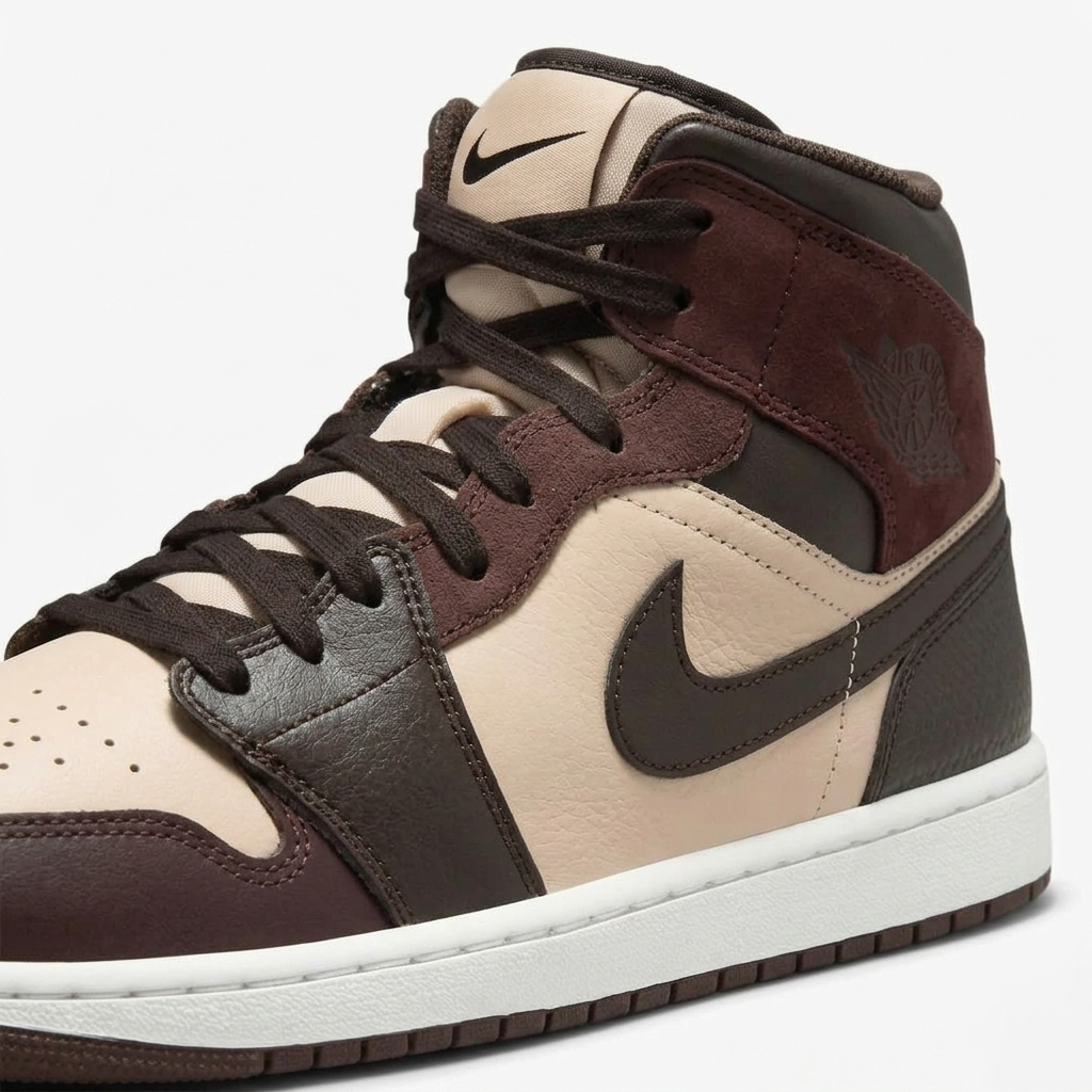 Air Jordan 1 Mid Praline Eggshell