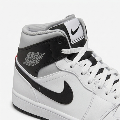 Air Jordan 1 Mid Pewter Herringbone