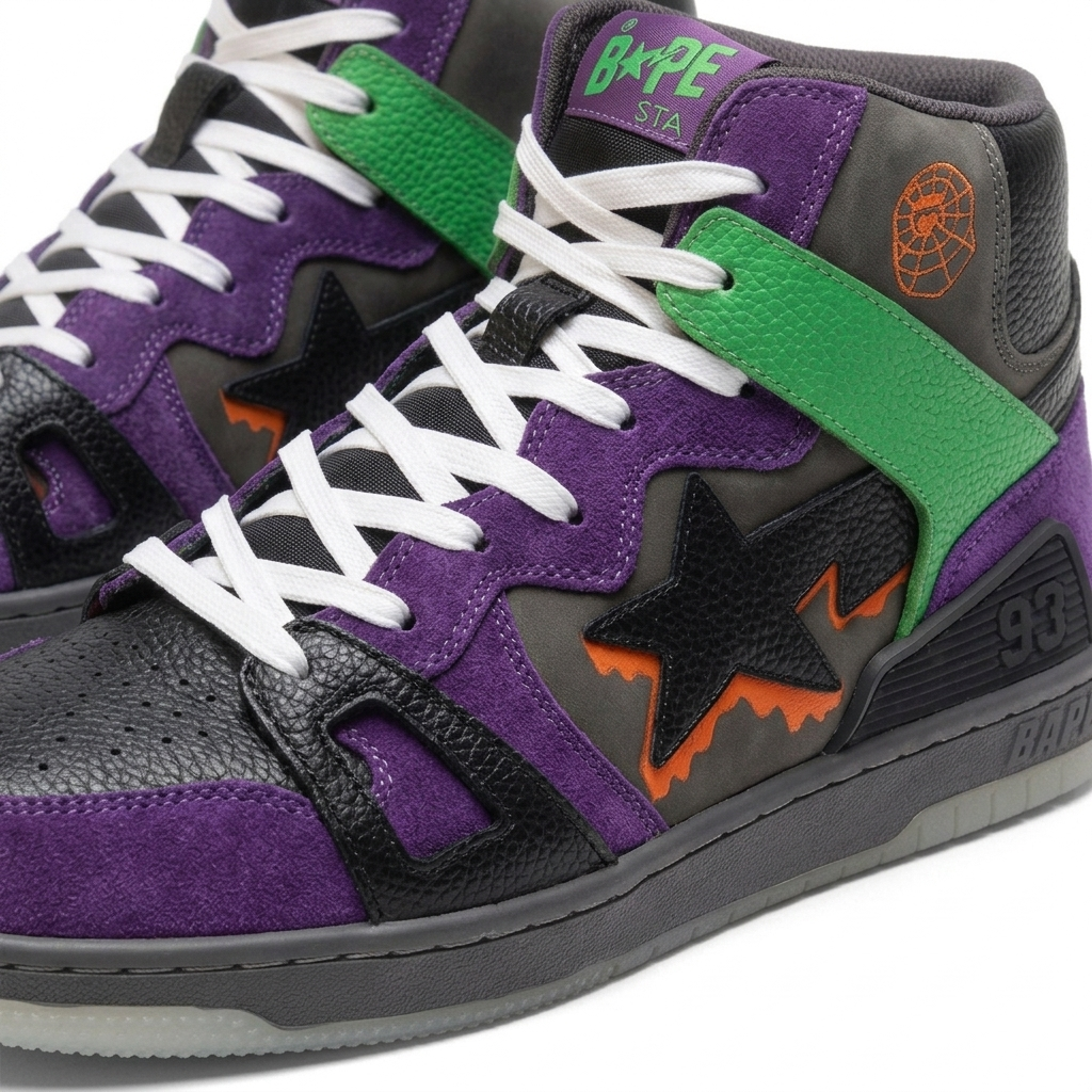 BAPE SK8 Sta Eggplant Shiso
