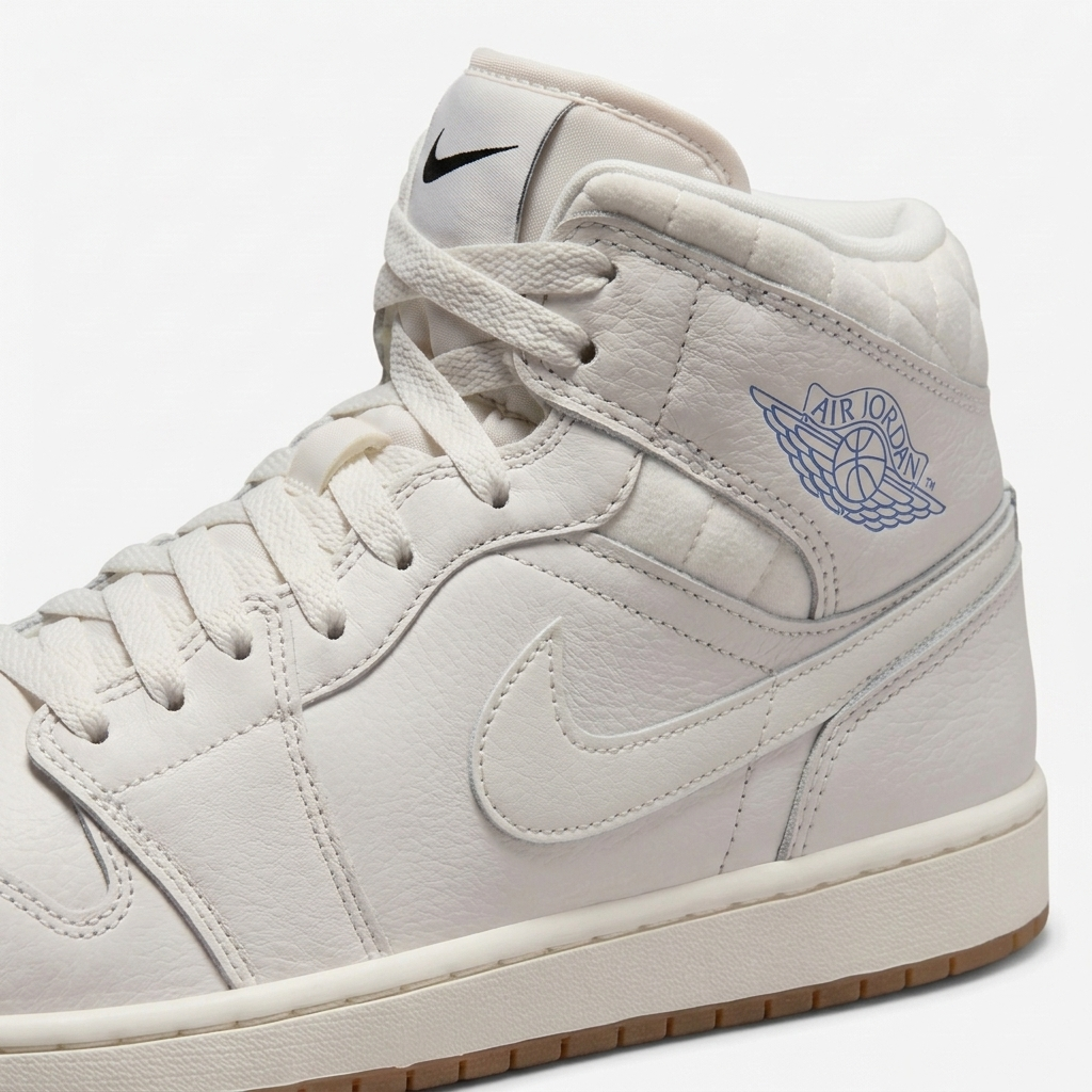 Air Jordan 1 Mid Biscuit Crepe