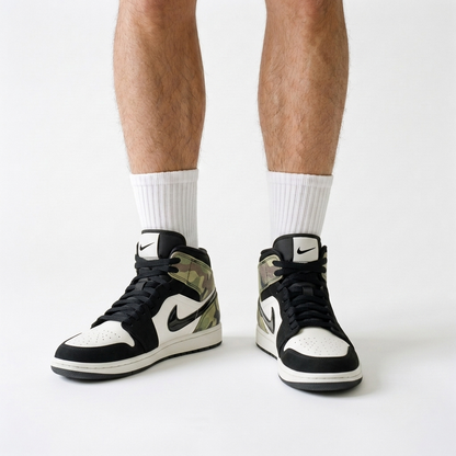 Air Jordan 1 Mid Woodland Cadet