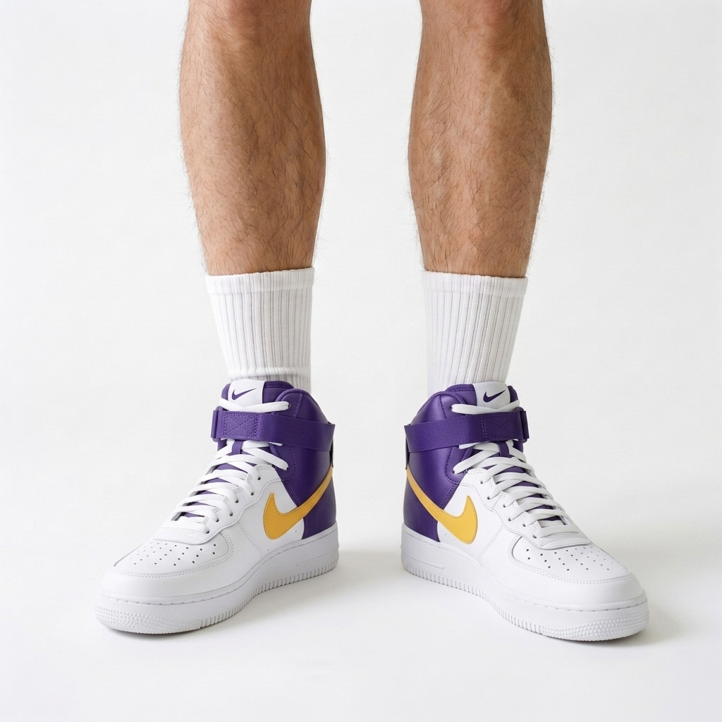 Nike Air Force 1 High Iris Daffodil