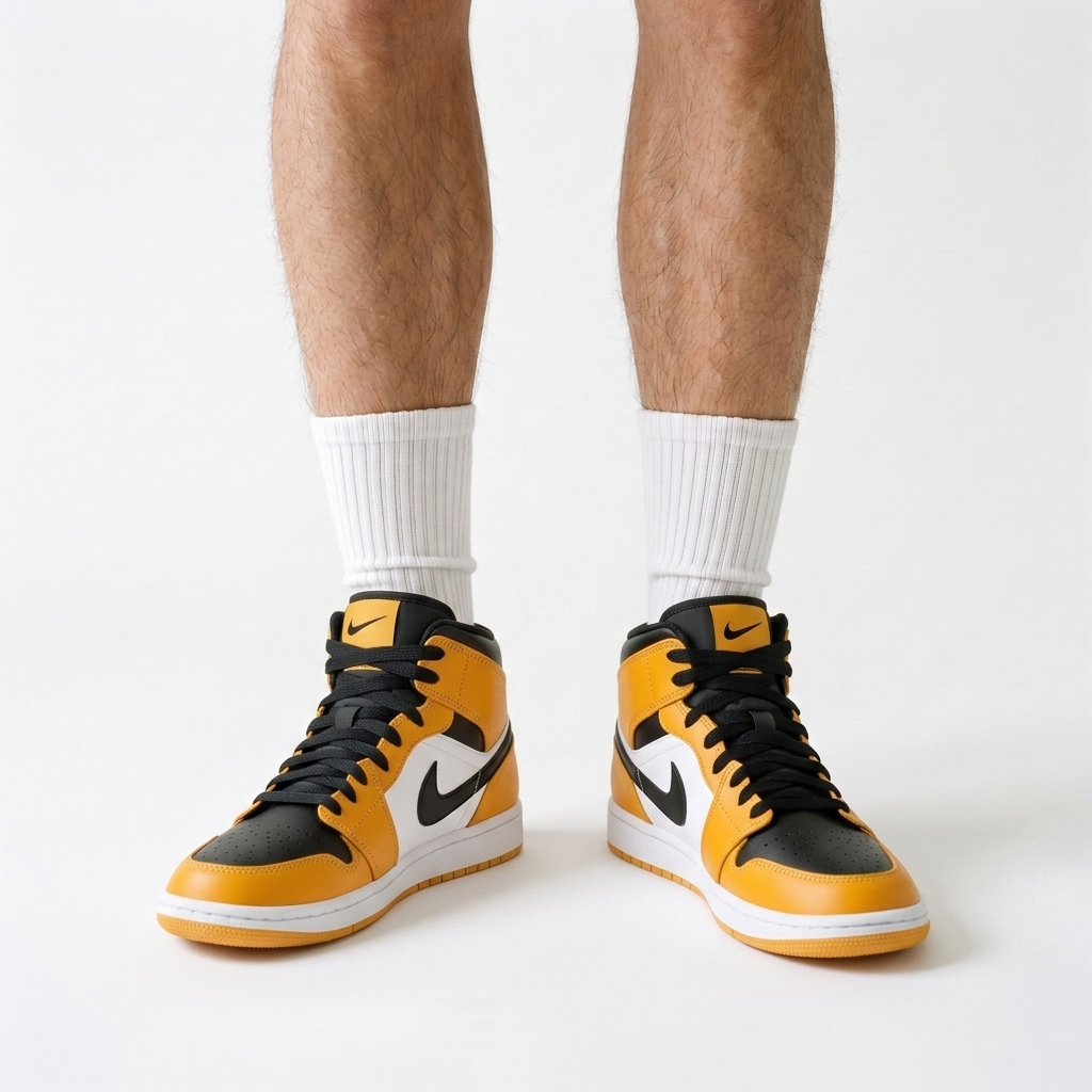 Air Jordan 1 Mid Honeycomb Referee