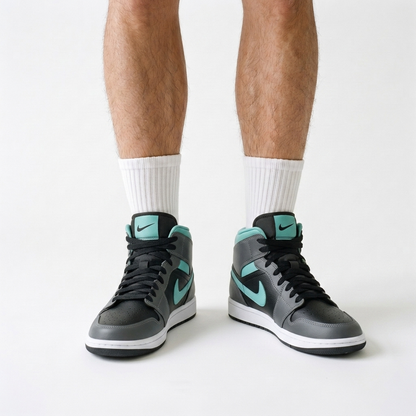 Air Jordan 1 Mid Petrol Charcoal