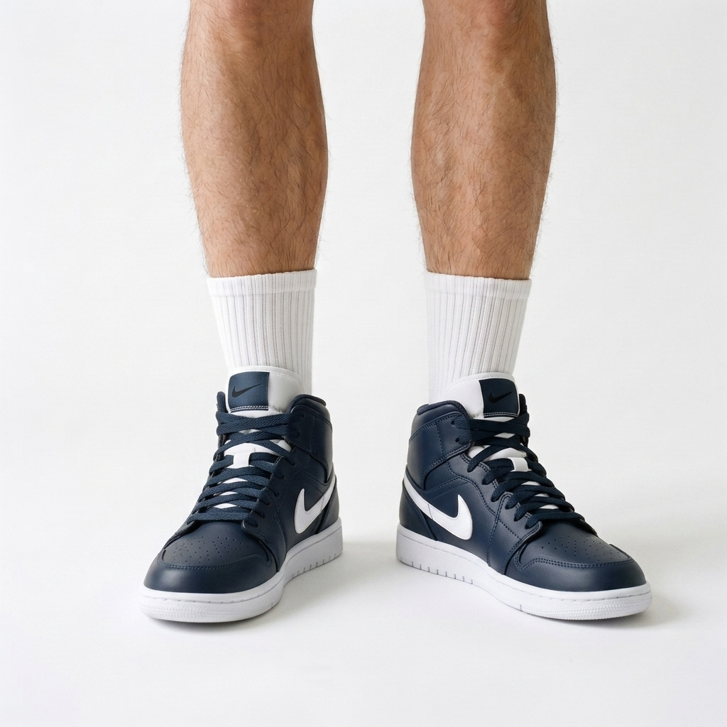 Air Jordan 1 Mid Yacht Porcelain