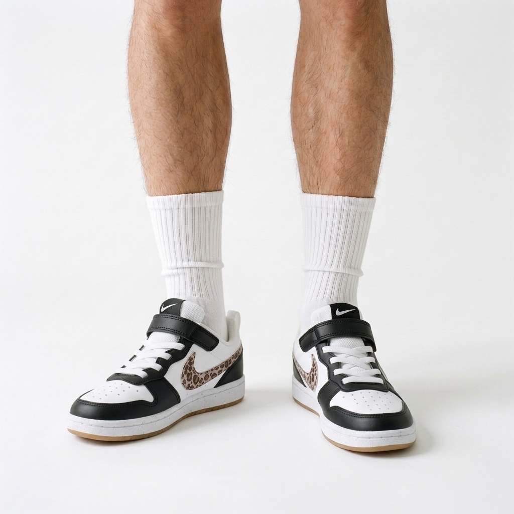 Nike Court Borough Low 2 Chalk Ocelot