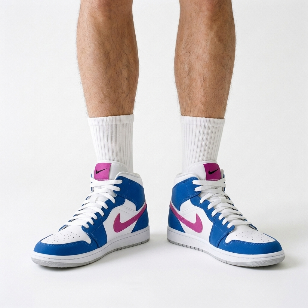 Air Jordan 1 Mid Candyfloss Skyline